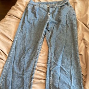 Blue mom jeans